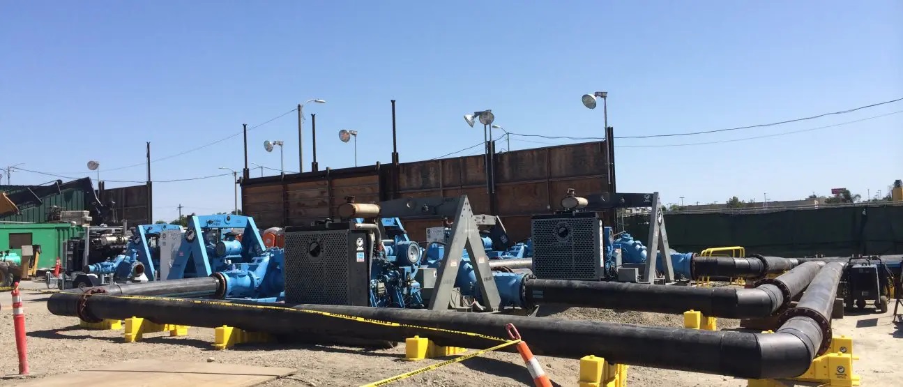 HDPE pipes are used for municipal drainage application