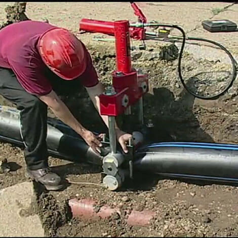 Máquina de soldadura por termofusión y electrofusión para tubería HDPE y accesorios