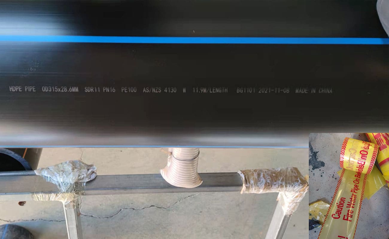 AS/NZ4130 Standard Polyethylene Piping for Underground Fire Main Systems