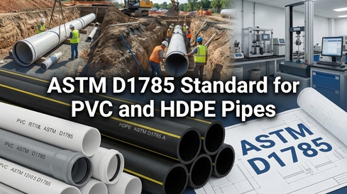 ASTM D1785 Standard for PVC and HDPE Pipes