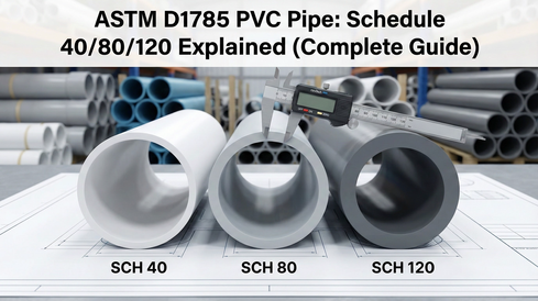ASTM D1785 PVC Pipe: Schedule 40/80/120 Explained