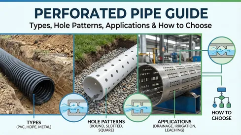 Perforated Pipe for Drainage: The Complete Guide (Types, Hole Patterns & Selection Tips)