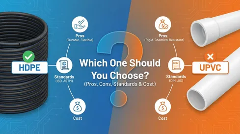 HDPE vs UPVC Pipe: Which One Should You Choose?