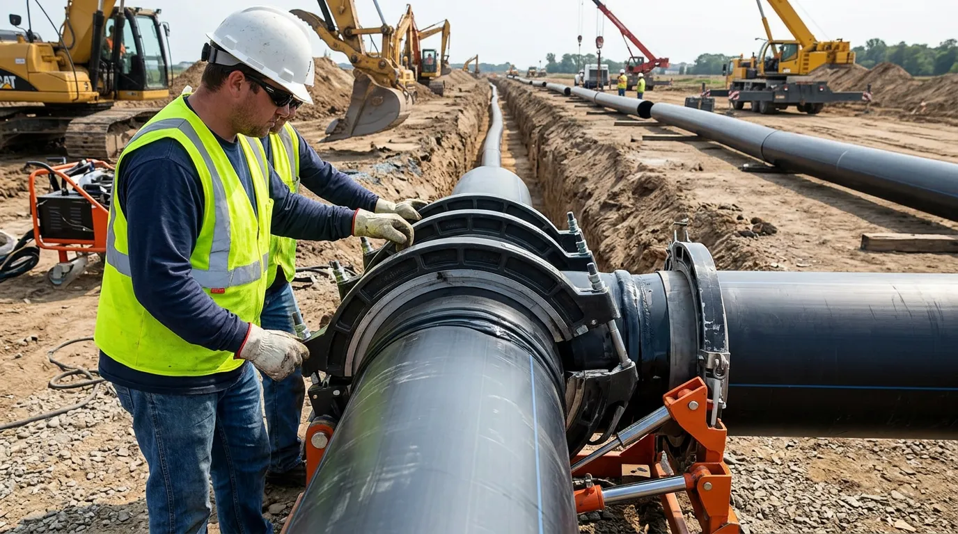 HDPE Pipe Fusion Installation